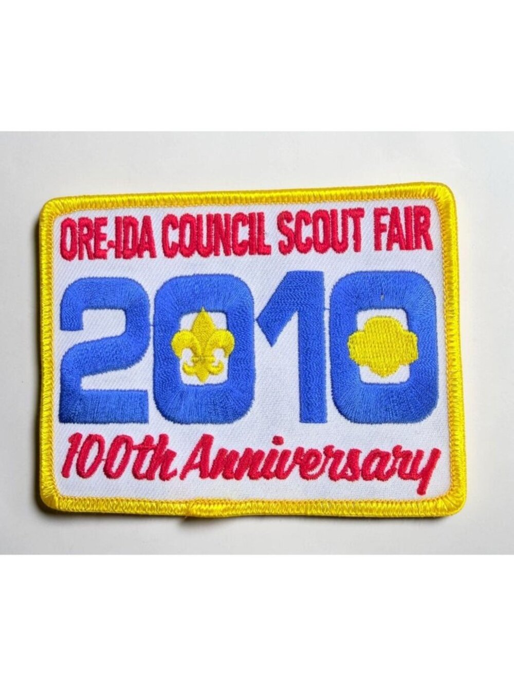 BSA Ore-Ida Council Scout Fair Patch 2010 Commemorative 100th Anniversary New